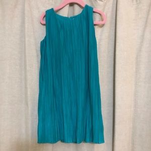 Baby Gap Girls turquoise/blue-green dress